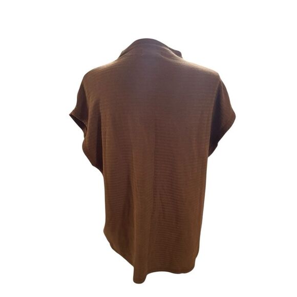 Madewell Oversized Funnelneck Tunic Top in Golden Spinach S - Picture 4 of 8